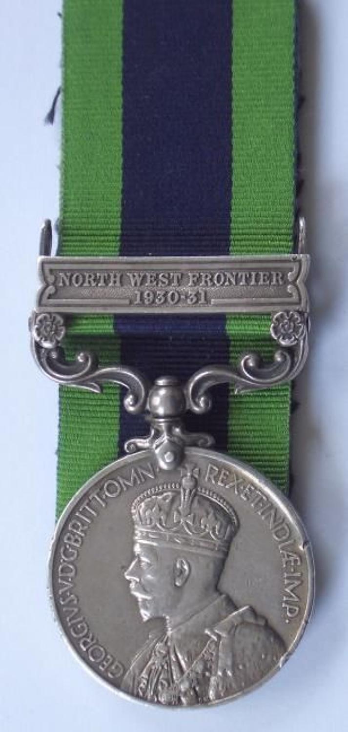 Seaforth Highlanders India General Service Medal, clasp “North West