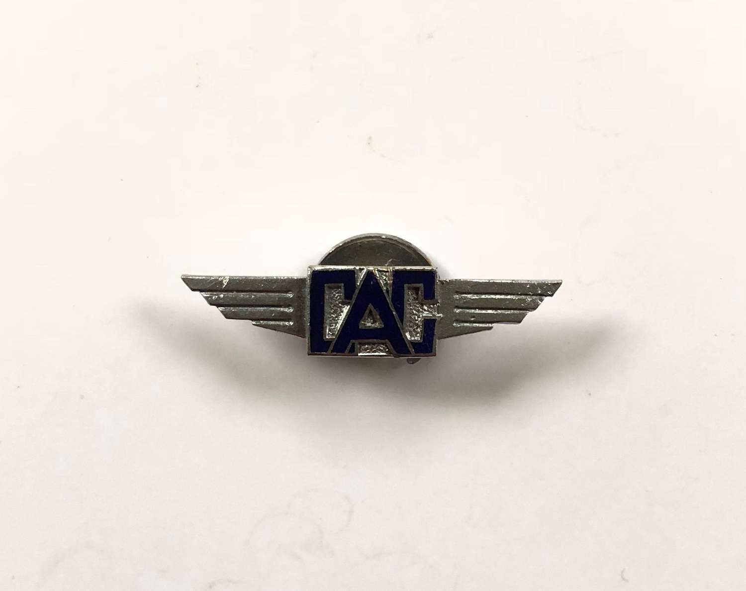 Pre WW2 Civil Air Guard Pilots Wing lapel badge
