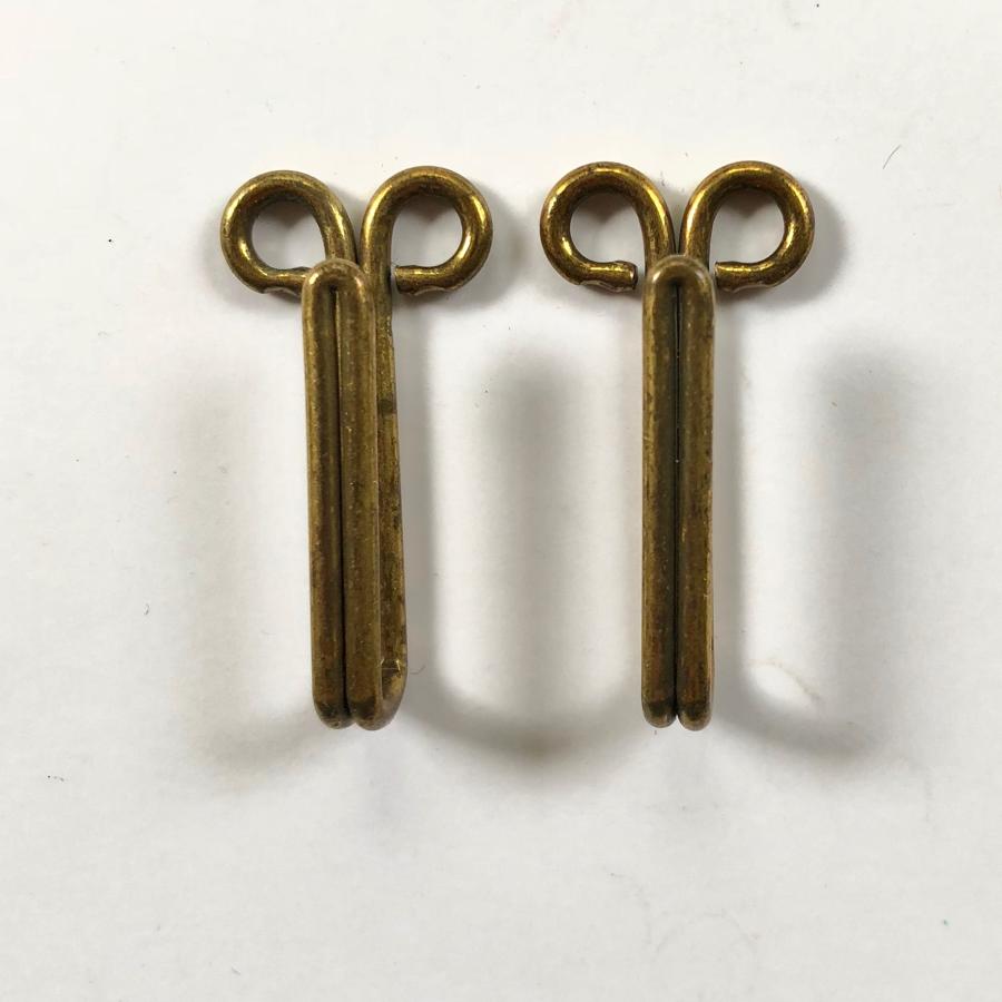WW1 / WW2 Uniform Brass Belt Hooks