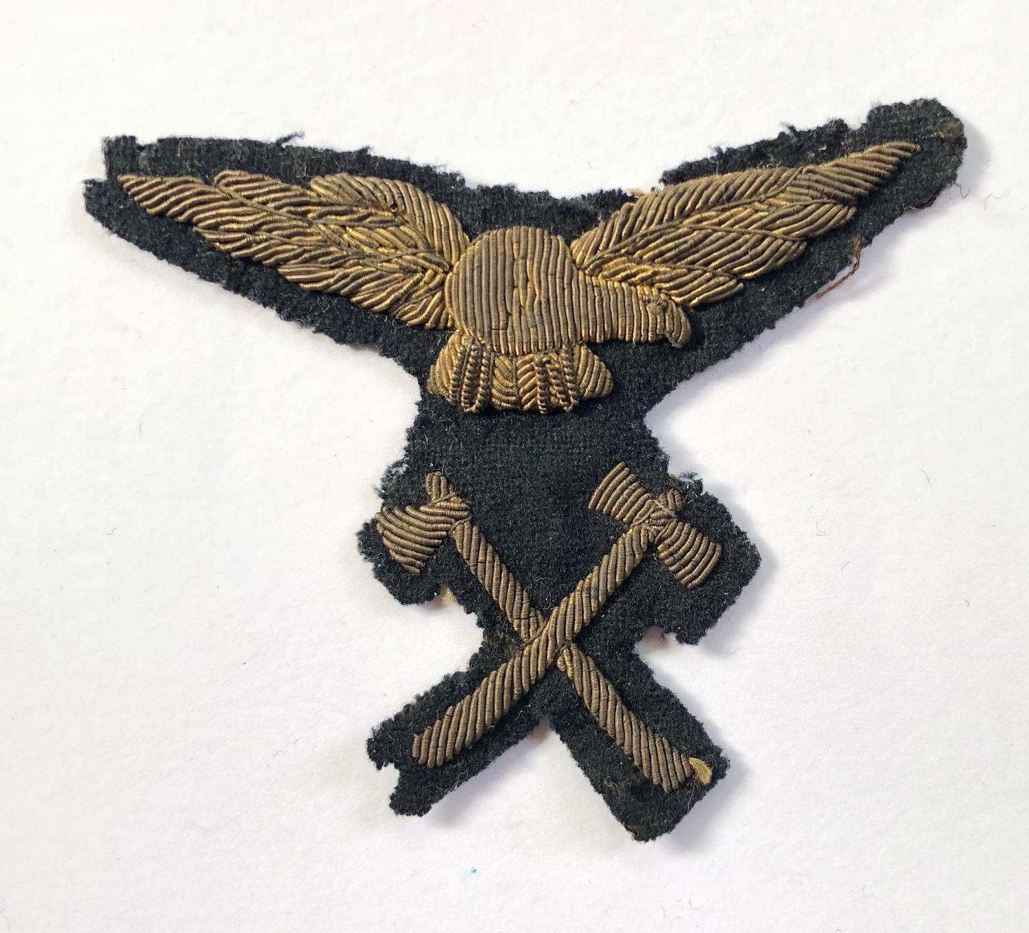WW1 RNAS Artisans Sleeve Trade Badge