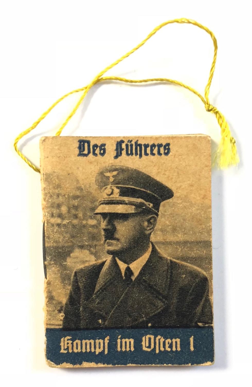 WW2 Nazi German Fundraising Adolf Hitler Booklet.