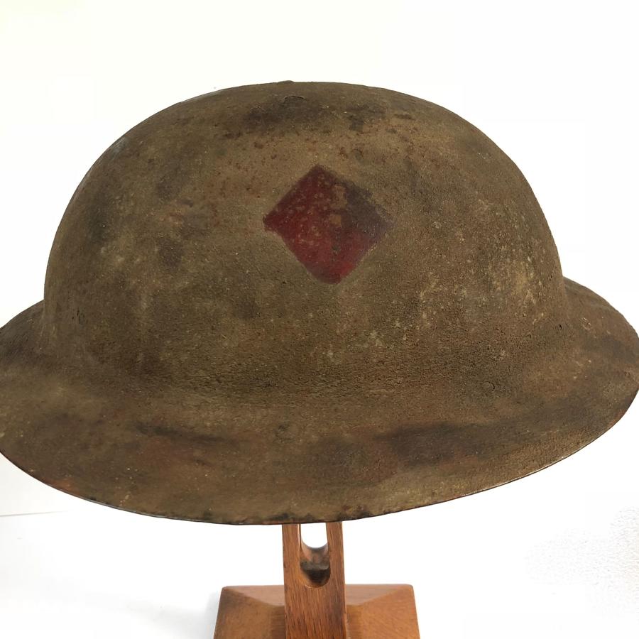 WW1 Battle of the Somme Period Brodie Steel Helmet Circa 1916.