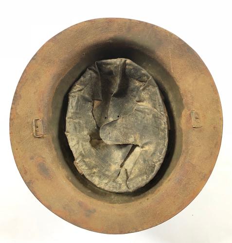 WW1 Battle of the Somme Period Brodie Steel Helmet Circa 1916.