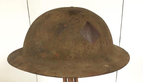 WW1 Battle of the Somme Period Brodie Steel Helmet Circa 1916.