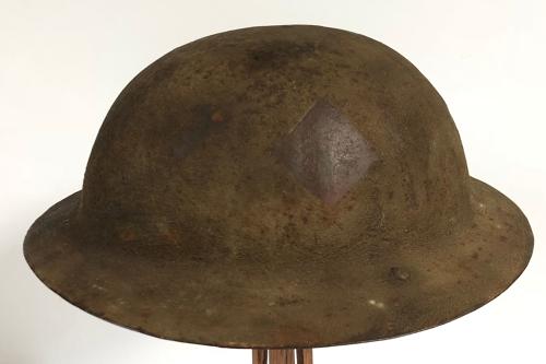 WW1 Battle of the Somme Period Brodie Steel Helmet Circa 1916.