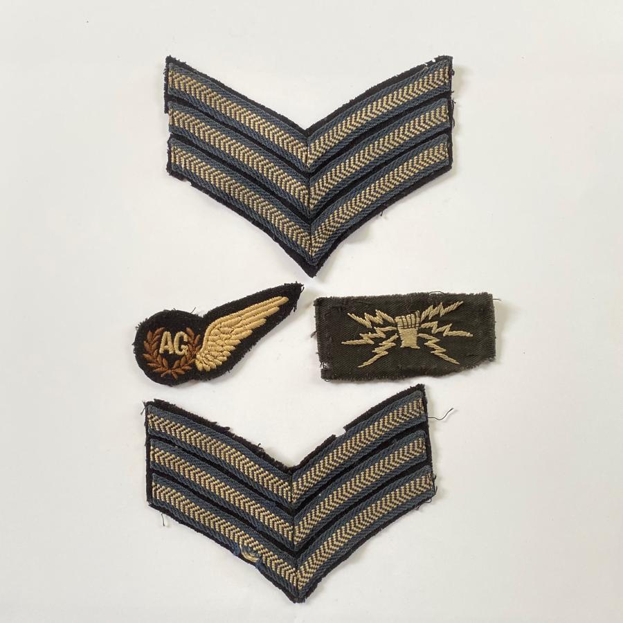 WW2 Period RAF Wireless Operator Air Gunner Battledress / Uniform Badg