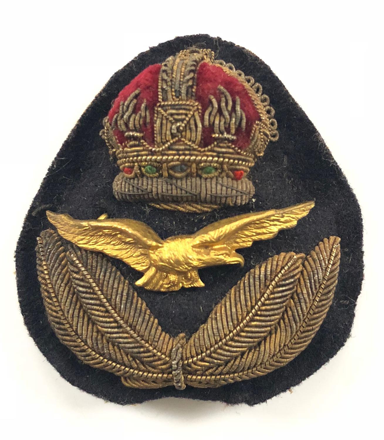 RAF Interwar / Early WW2 Officer’s Cap Badge.