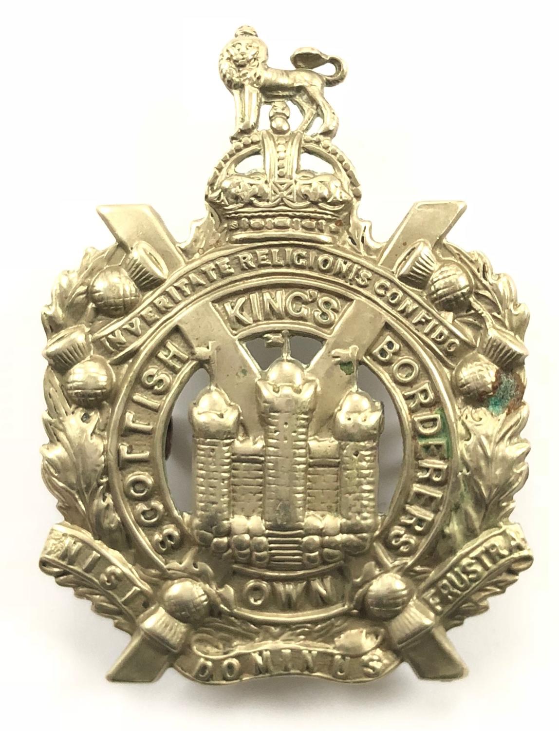 WW1 / WW2 King’s Own Scottish Borderers Cap Badge.