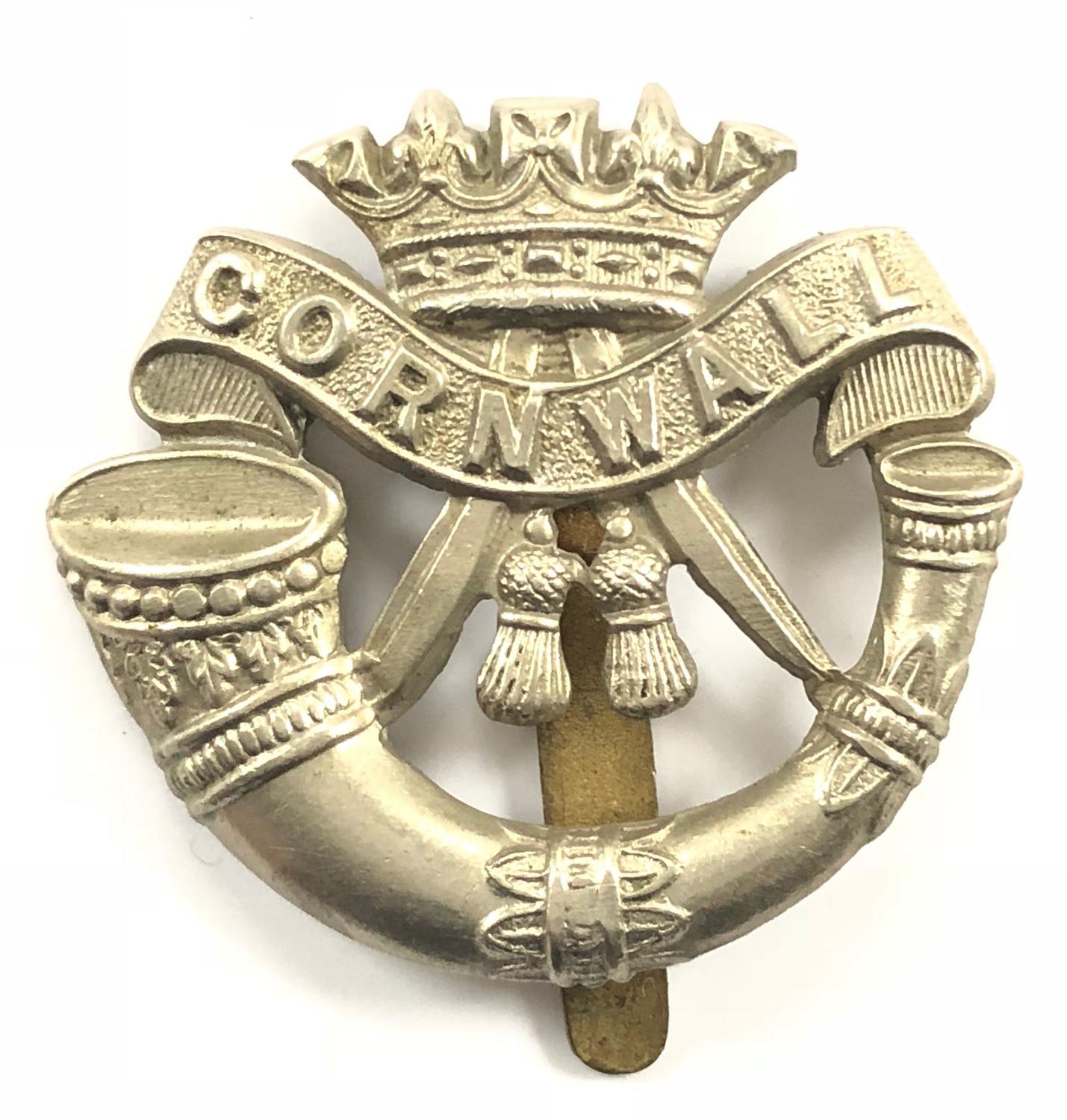 WW1/ WW2 Duke of Cornwall’s Light Infantry Cap Badge.