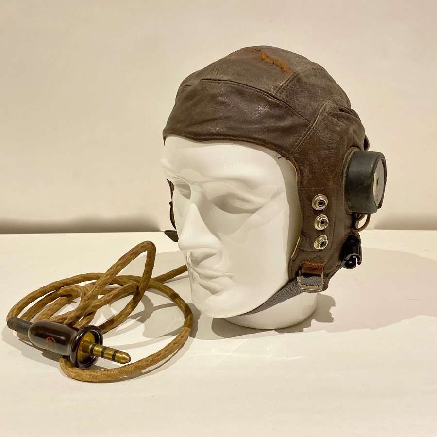 RAF WW2 Pattern C Type Flying Helmet.