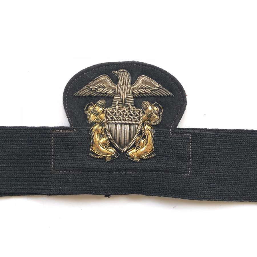 US Navy Officer’s Bullion Cap Badge.