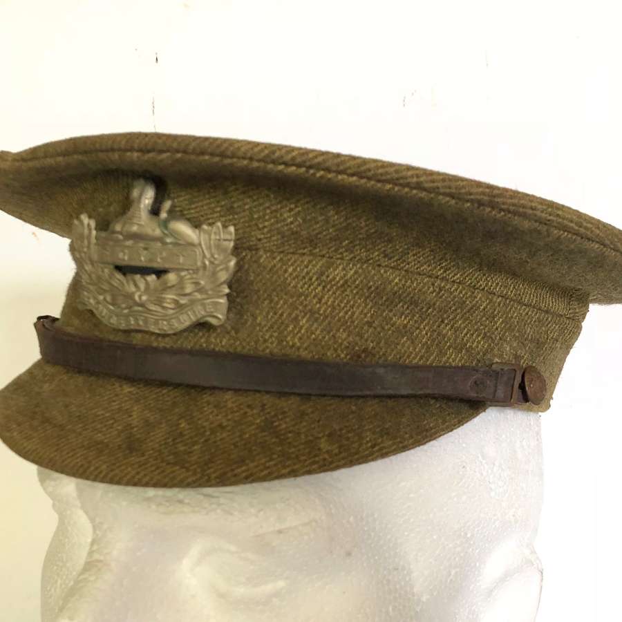WW1 Gloucestershire Regiment 1905 Pattern “Stiff” Cap.