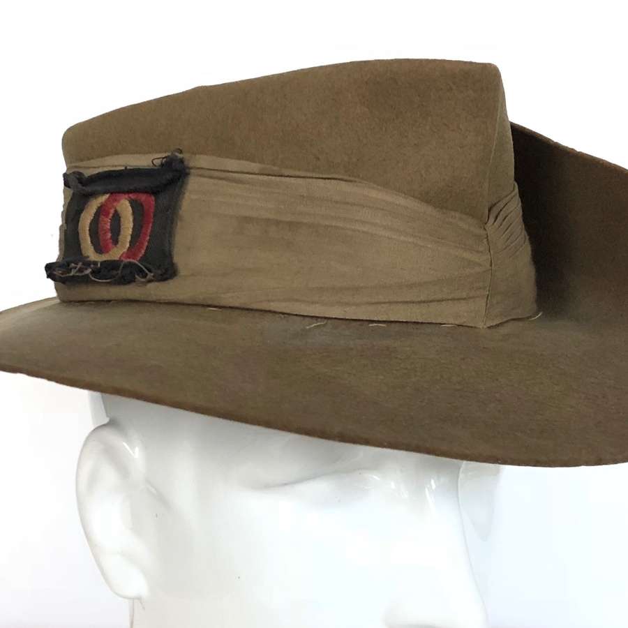 WW2 Period 36th Division Far East Slouch Hat.