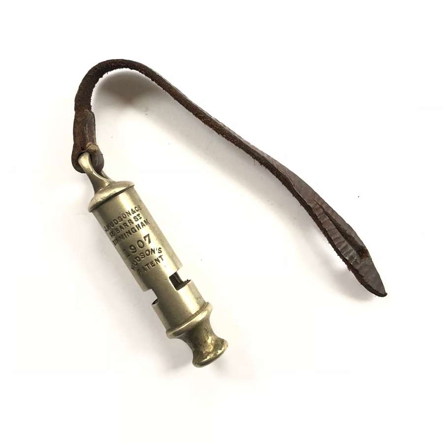 WW1 Pattern 1907 Dated Officer’s Tube Whistle.