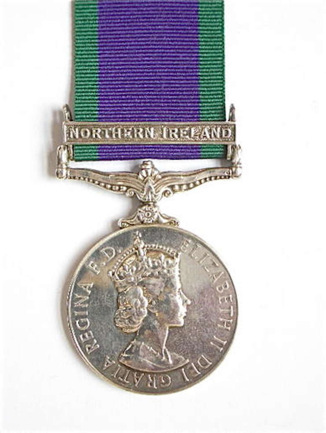 Royal Tank Regiment Campaign Service Medal, clasp “Northern Ireland
