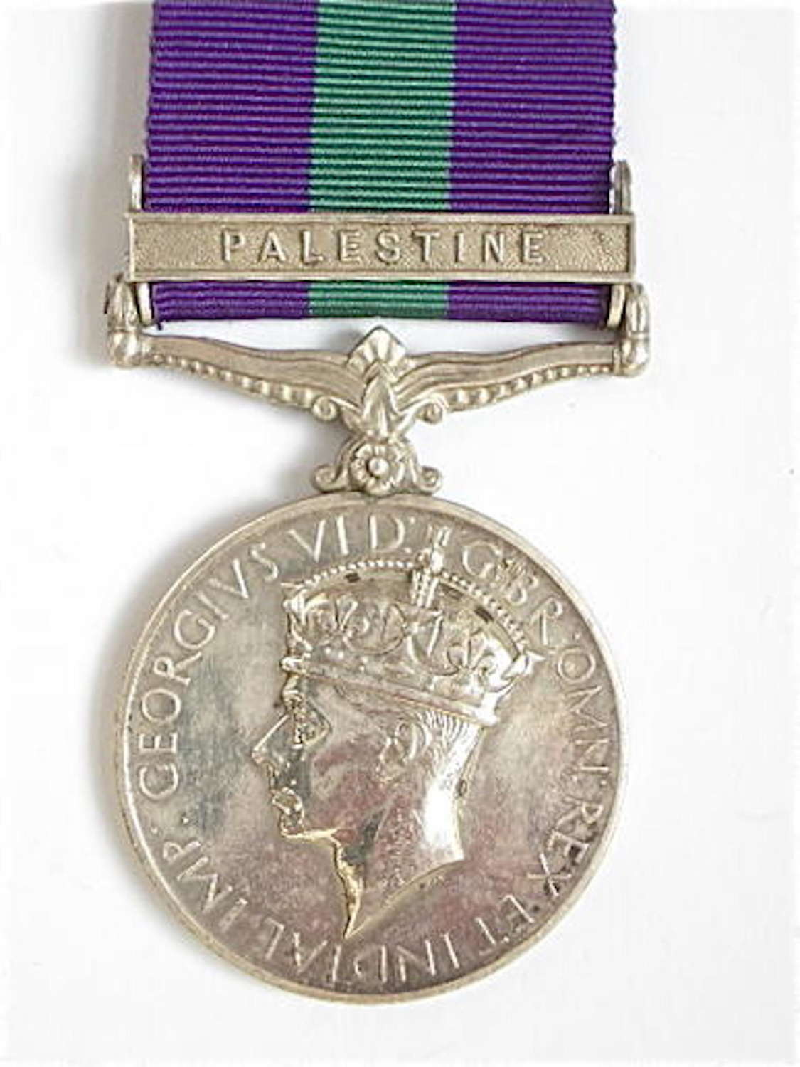 Royal Scots Fusiliers General Service Medal clasp “Palestine”