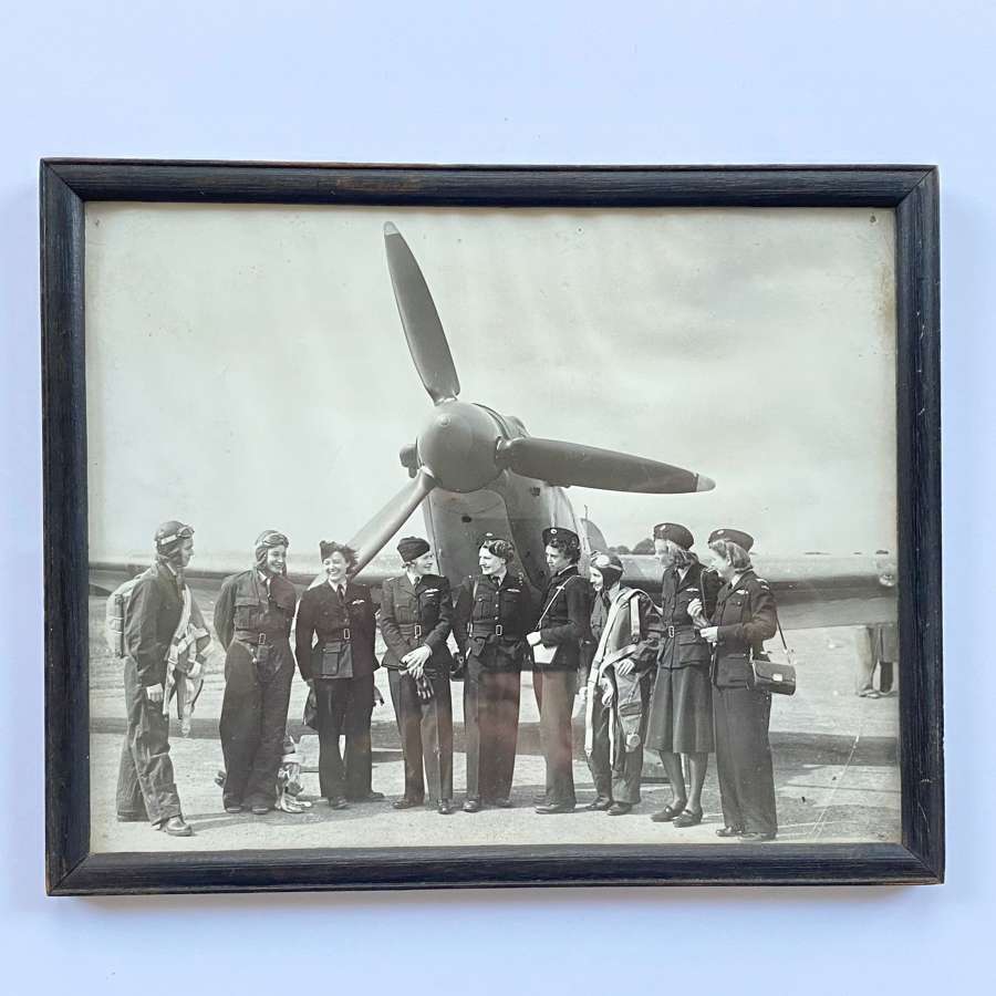 WW2 Period ATA Women Pilot Group Photograph.
