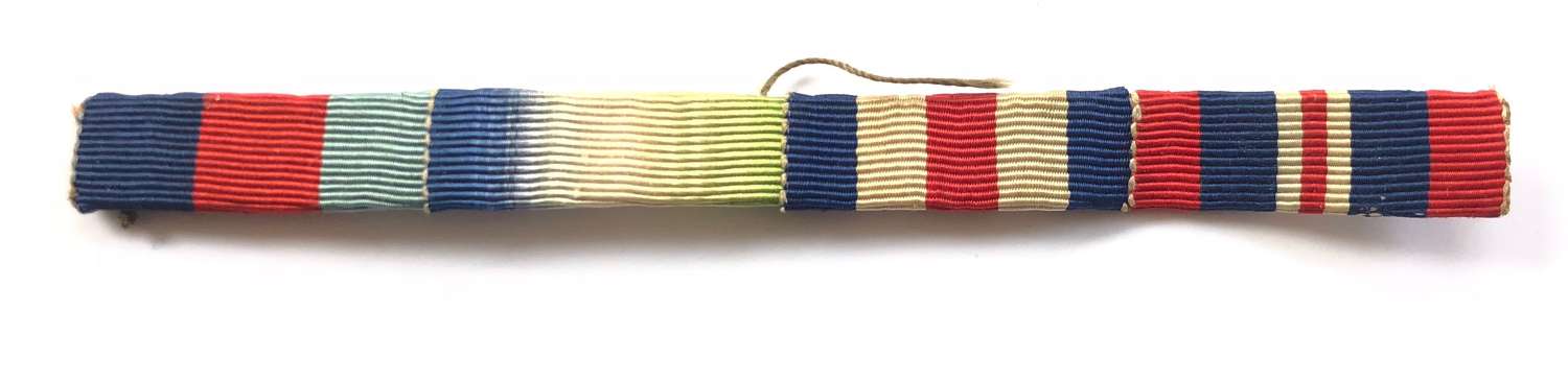 WW2 British Uniform Medal Ribbon Bar.