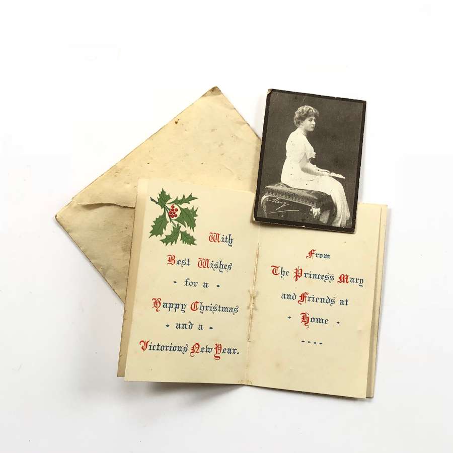 WW1 Christmas 1914 Princes Mary Gift Card.