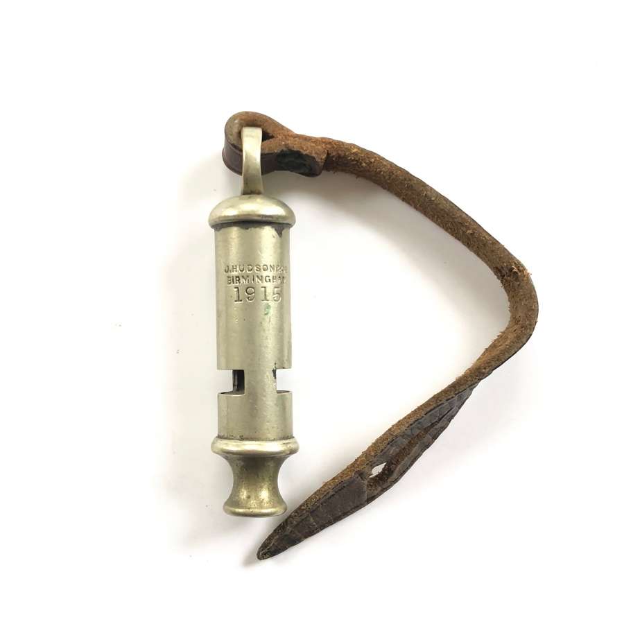 WW1 British Army 1915 Dated Whistles.