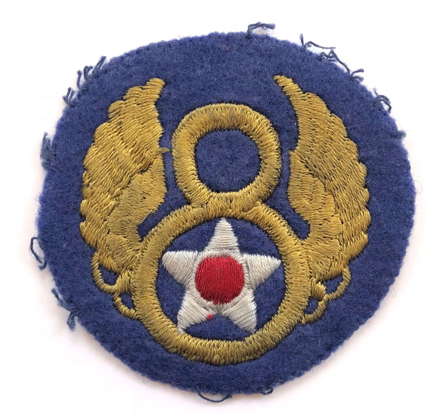 WW2 US 8th Airforce Shoulder Patch Badge.