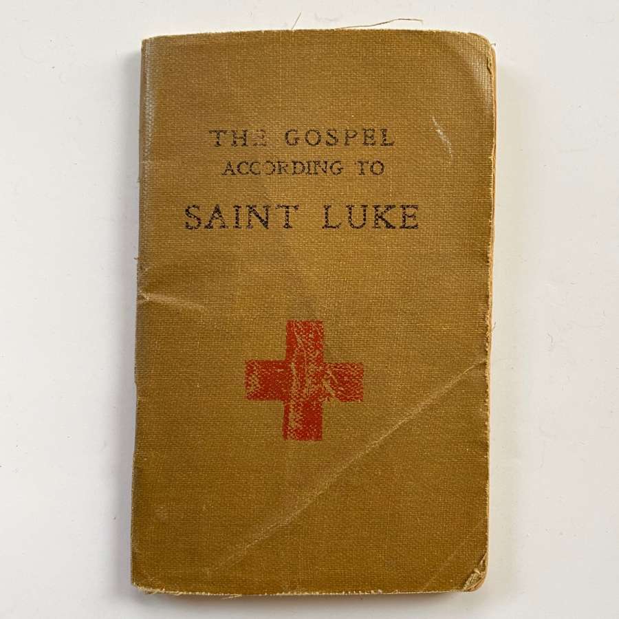 WW1 Soldier’s Comfort Gospel of St Luke.
