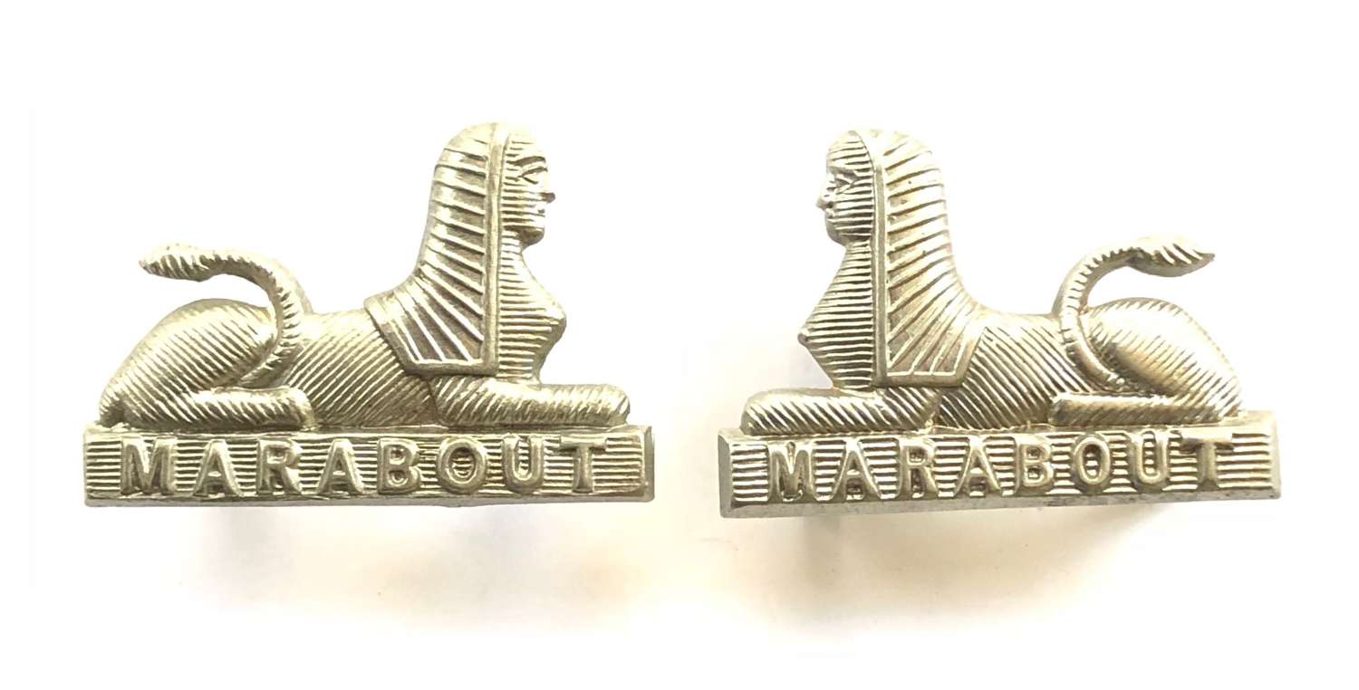 Dorsetshire Regiment Pair of Other Rank’s Collar Badges.