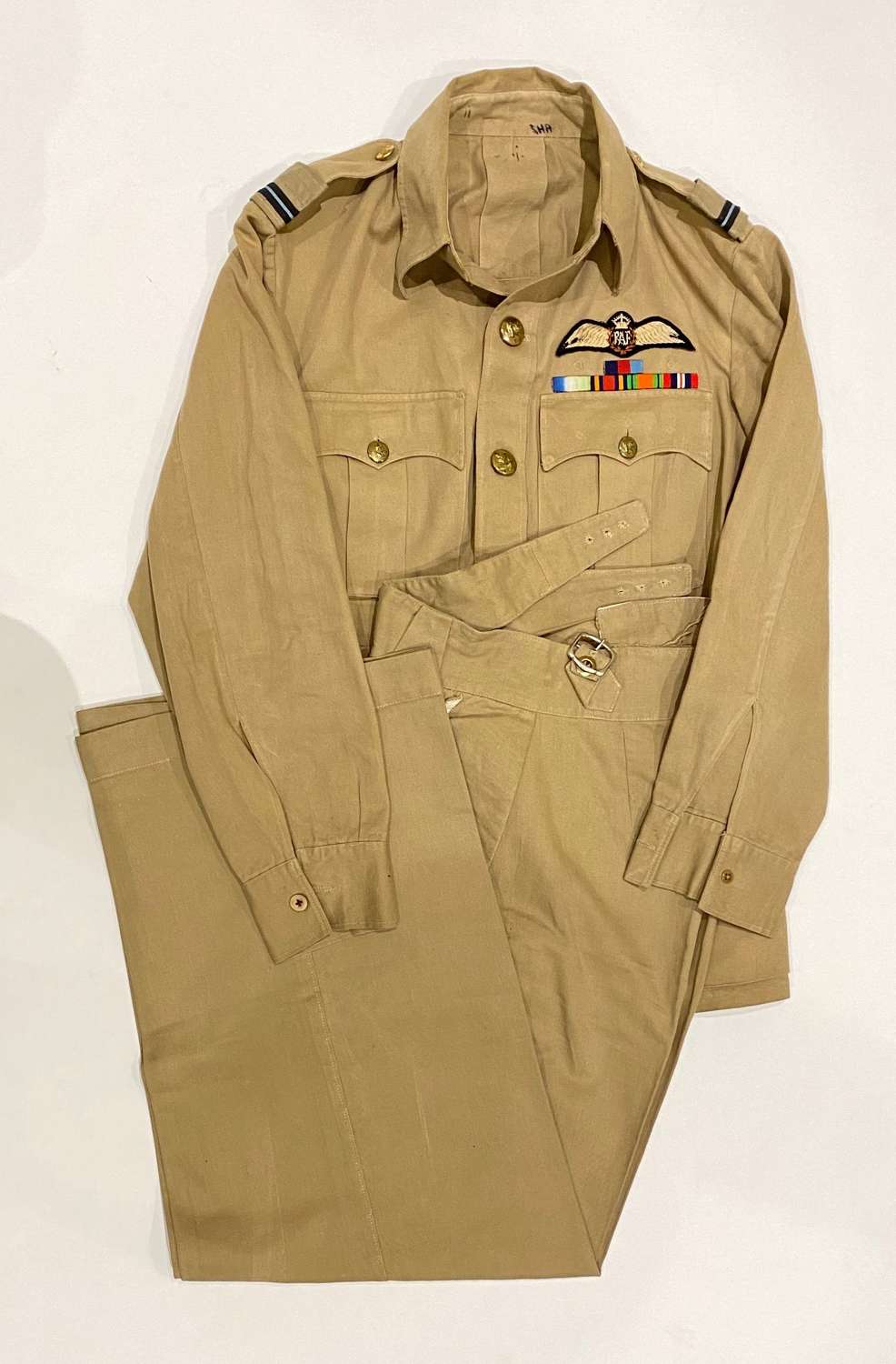 WW2 Period RAF Tropical KD Pilot’s Uniform.
