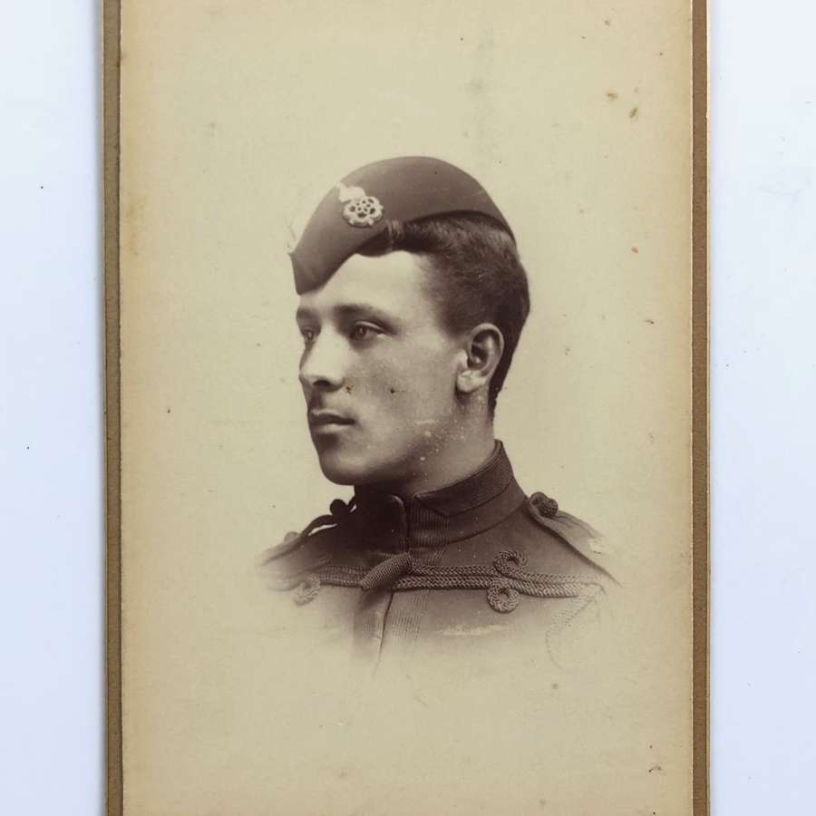 Victorian East Lancashire Regiment Officers Carte de Visite Photograph