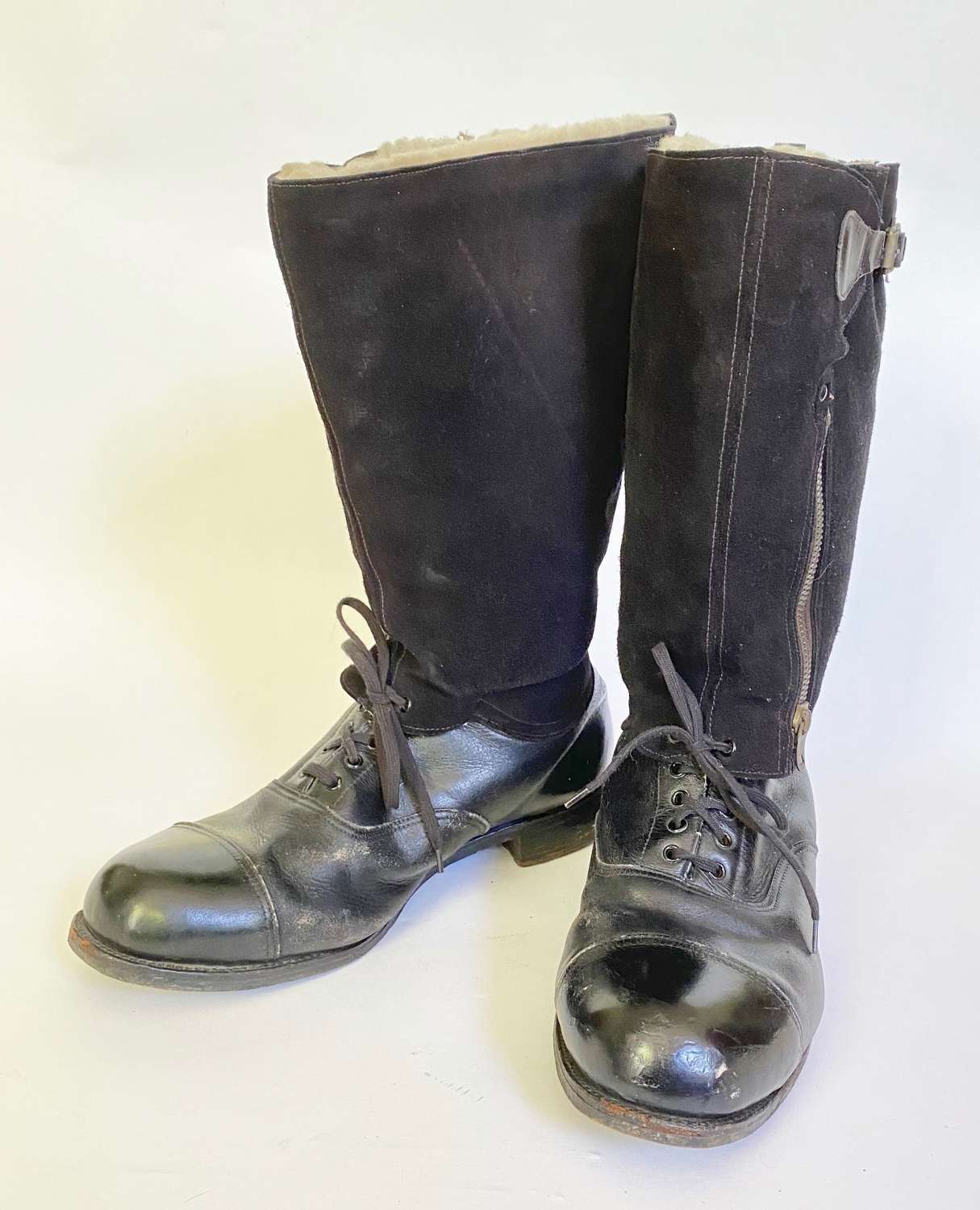WW2 RAF Aircrew 1943 Pattern Escape Boots Large Size 14.