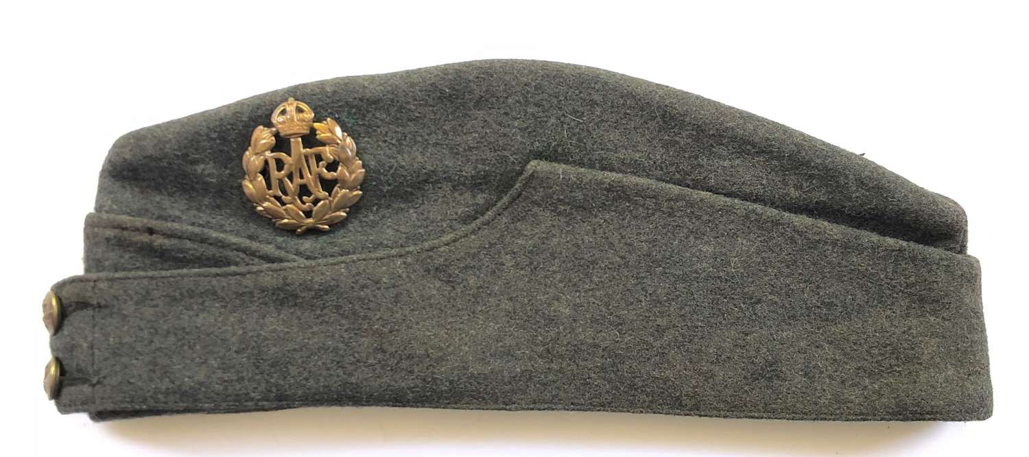 WW2 RAF 1942 Dated Attributed Airman’s Side Cap.