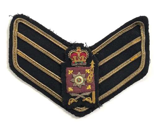 Irish Guards Cold War Period Colour Sergeant Arm Badge.