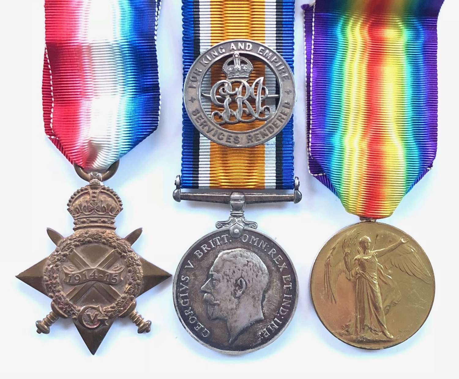 WW1 1st Newcastle Royal Engineers Officer’s Group of Medals.