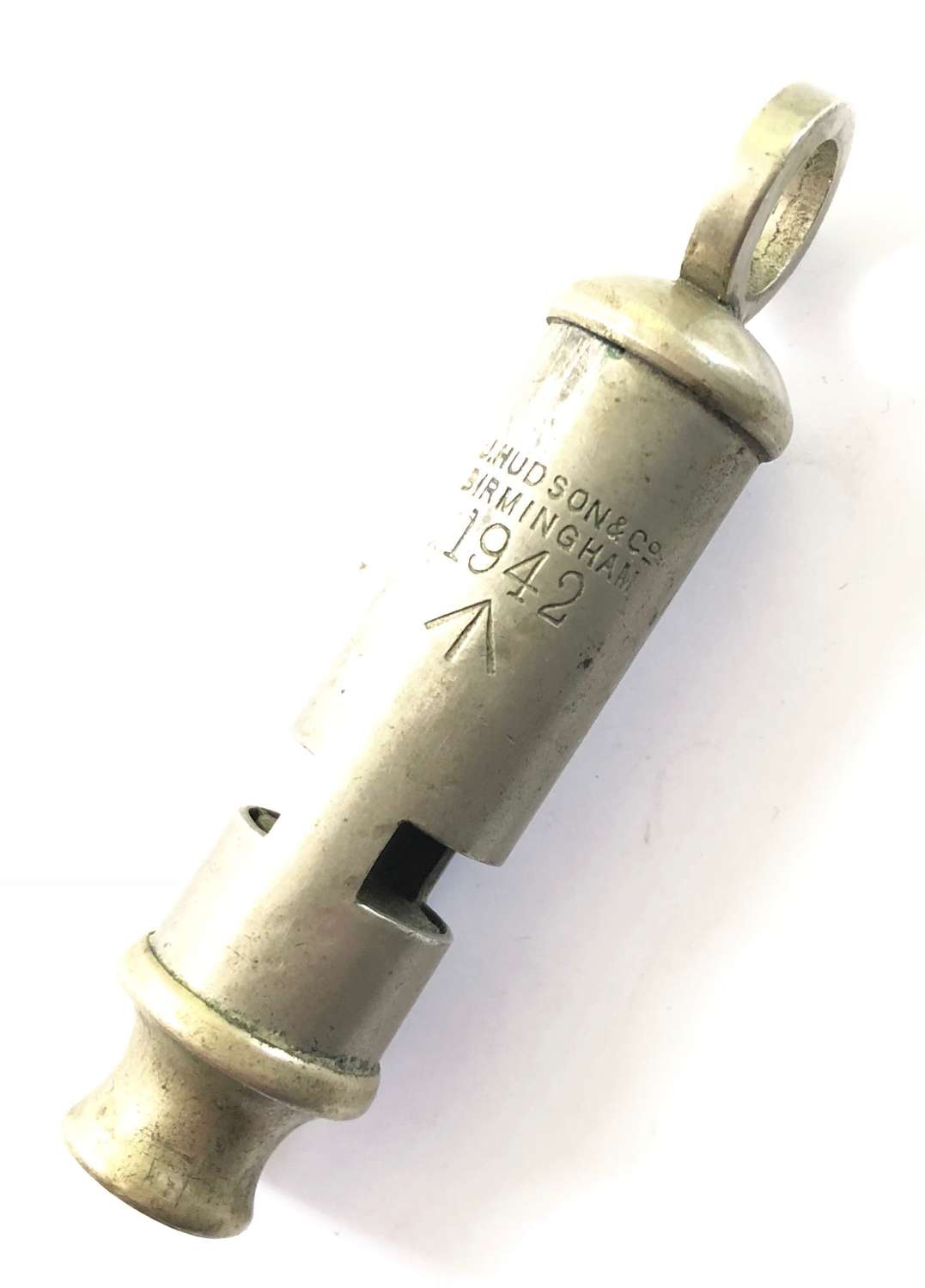 WW2 1942 Military Pattern Tube Whistle.