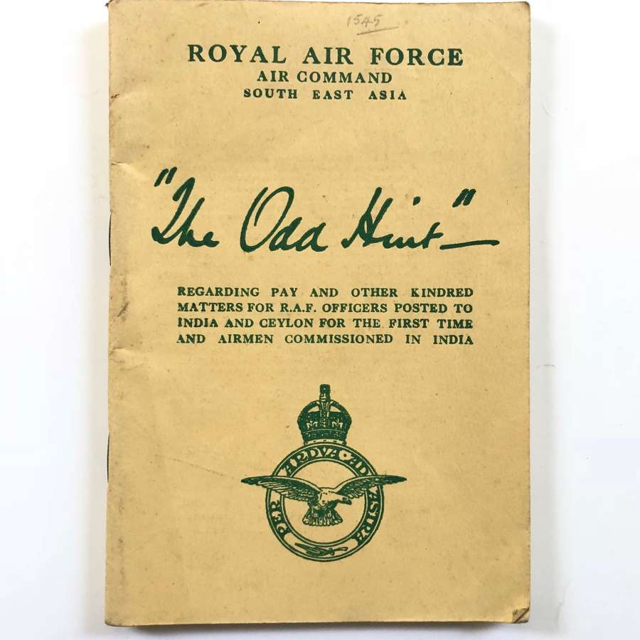 WW2 RAF South East Asia Command “The Odd Hint”