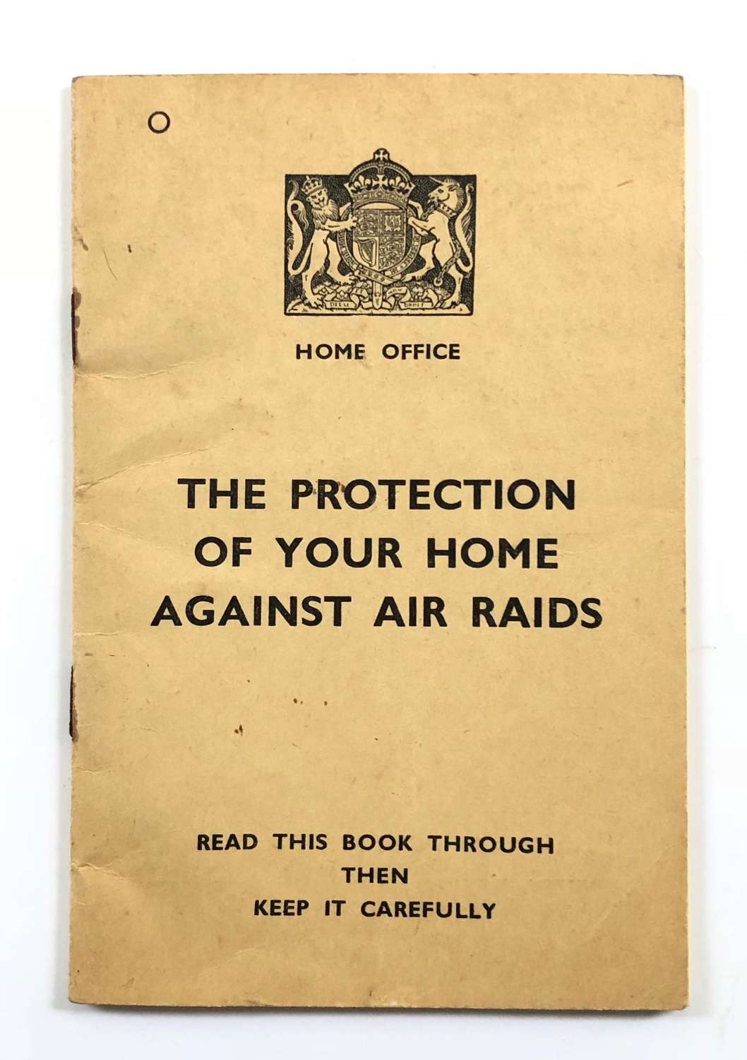 WW2 Home Front 1938 Official Booklet.