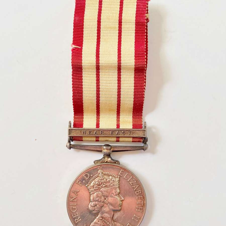 Royal Navy Naval General Service Medal Clasp Near East.