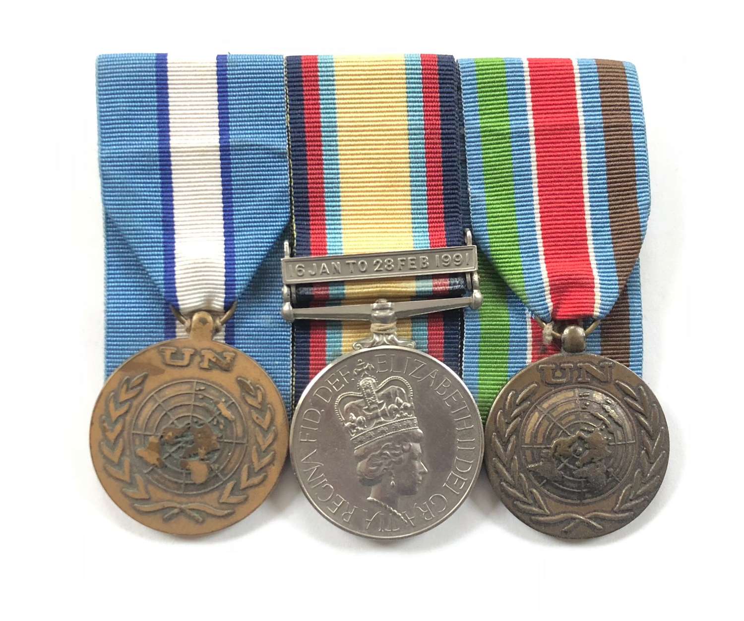 REME Gulf War Group of Three Medals.