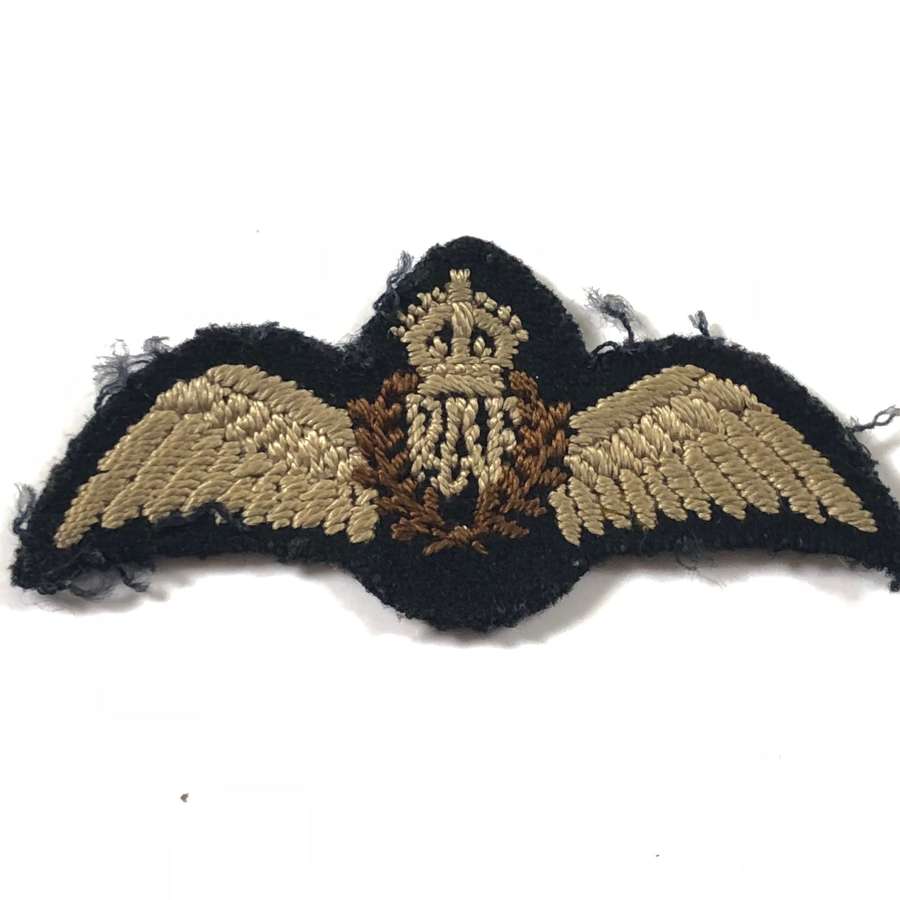 WW2 RAF Pilot’s half size wings worn by foreign nationals.