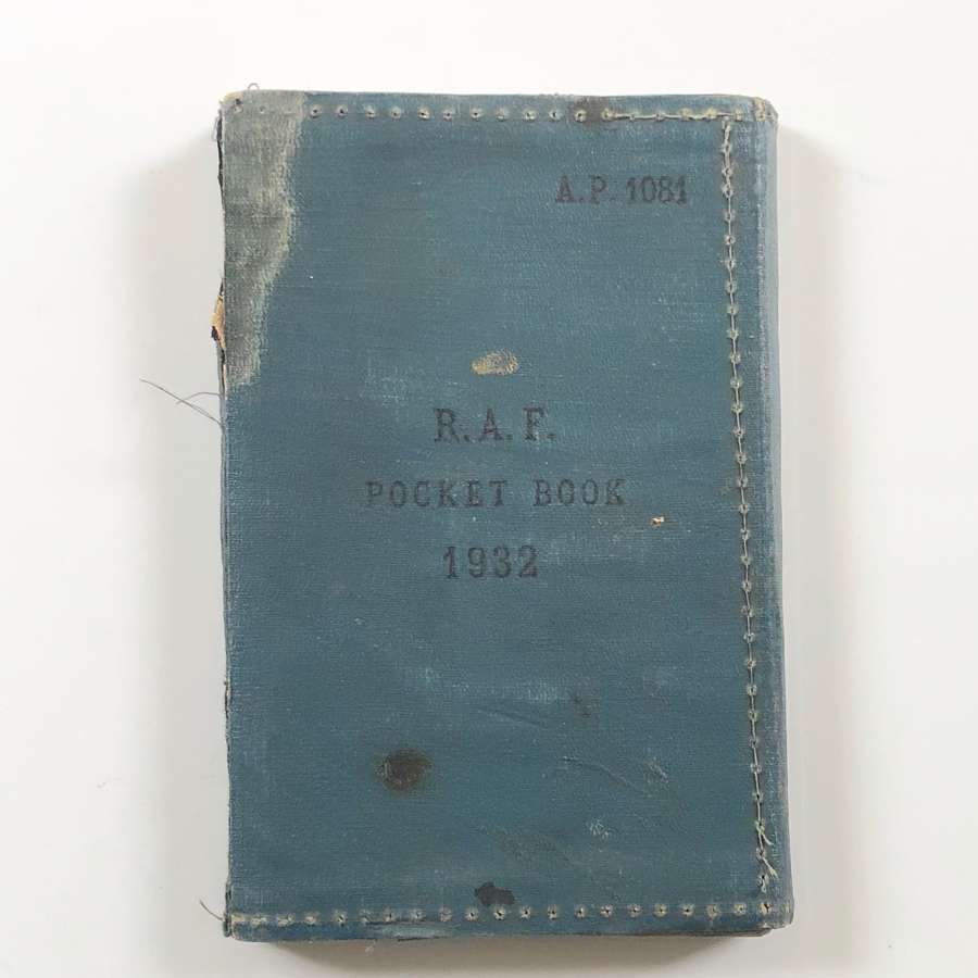 WW2 RAF Attributed Airman’s Pocket Book.