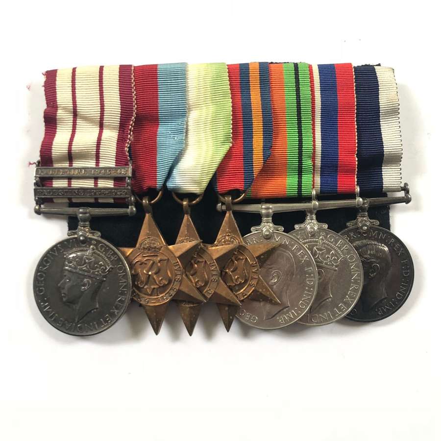 WW2 Chief Yeoman of Signals Long Service Group of Seven Medals.