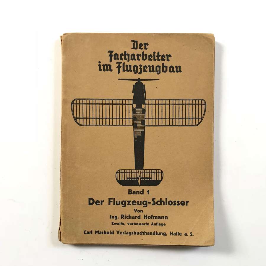 WW2 German 1944 Book on Aircraft Making Etc.
