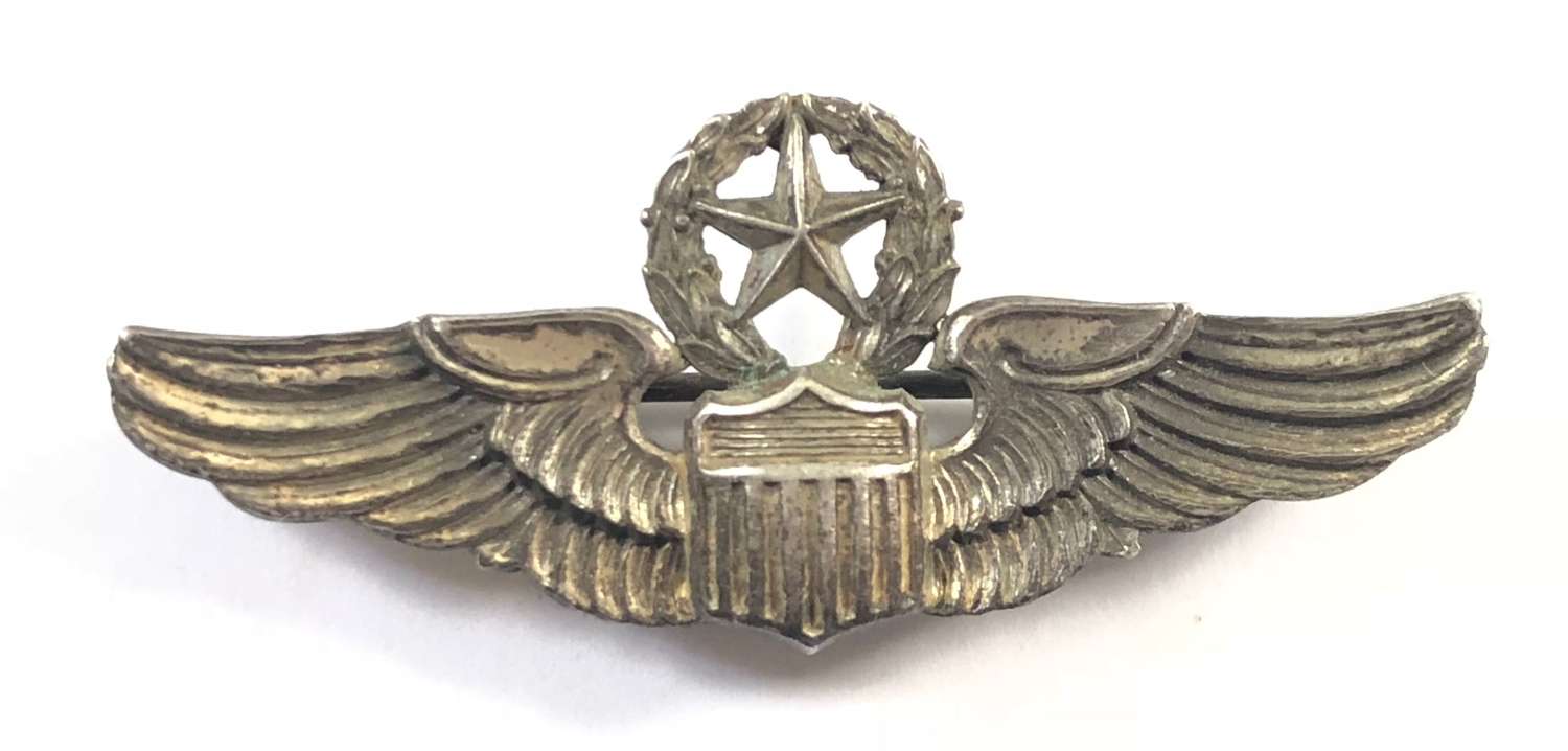 US Air Force Master Pilot Silver Miniature Wings.