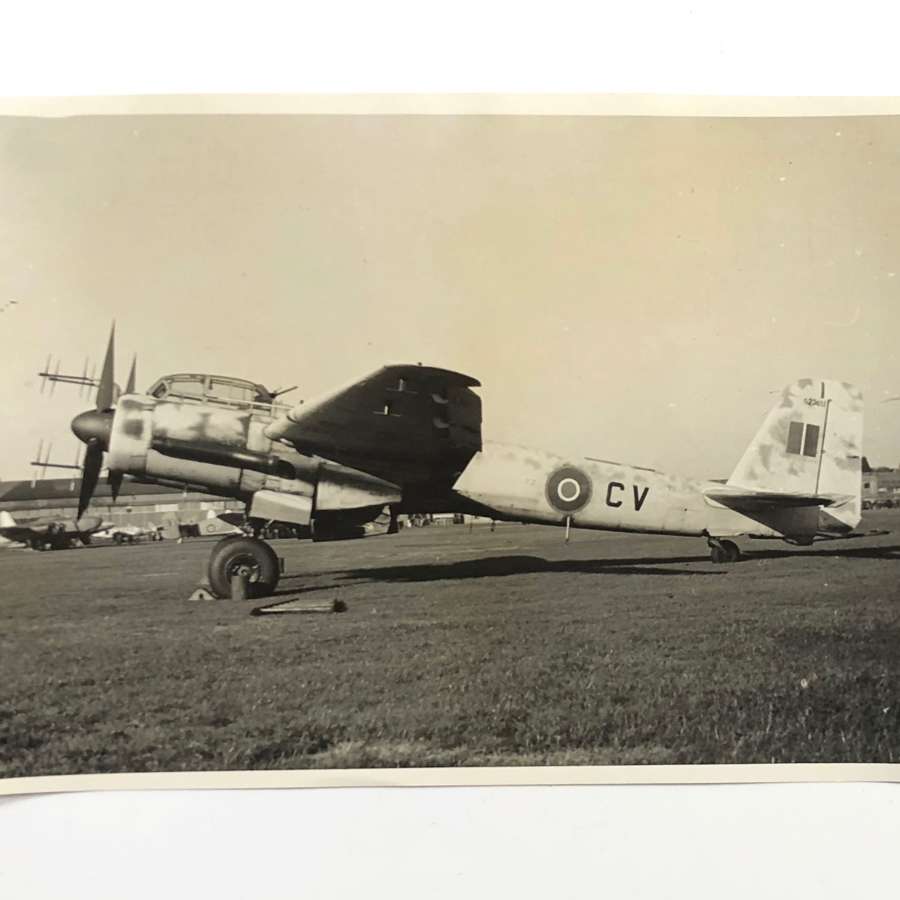 WW2 Period RAF German JU88 Aircraft Official Photograph.