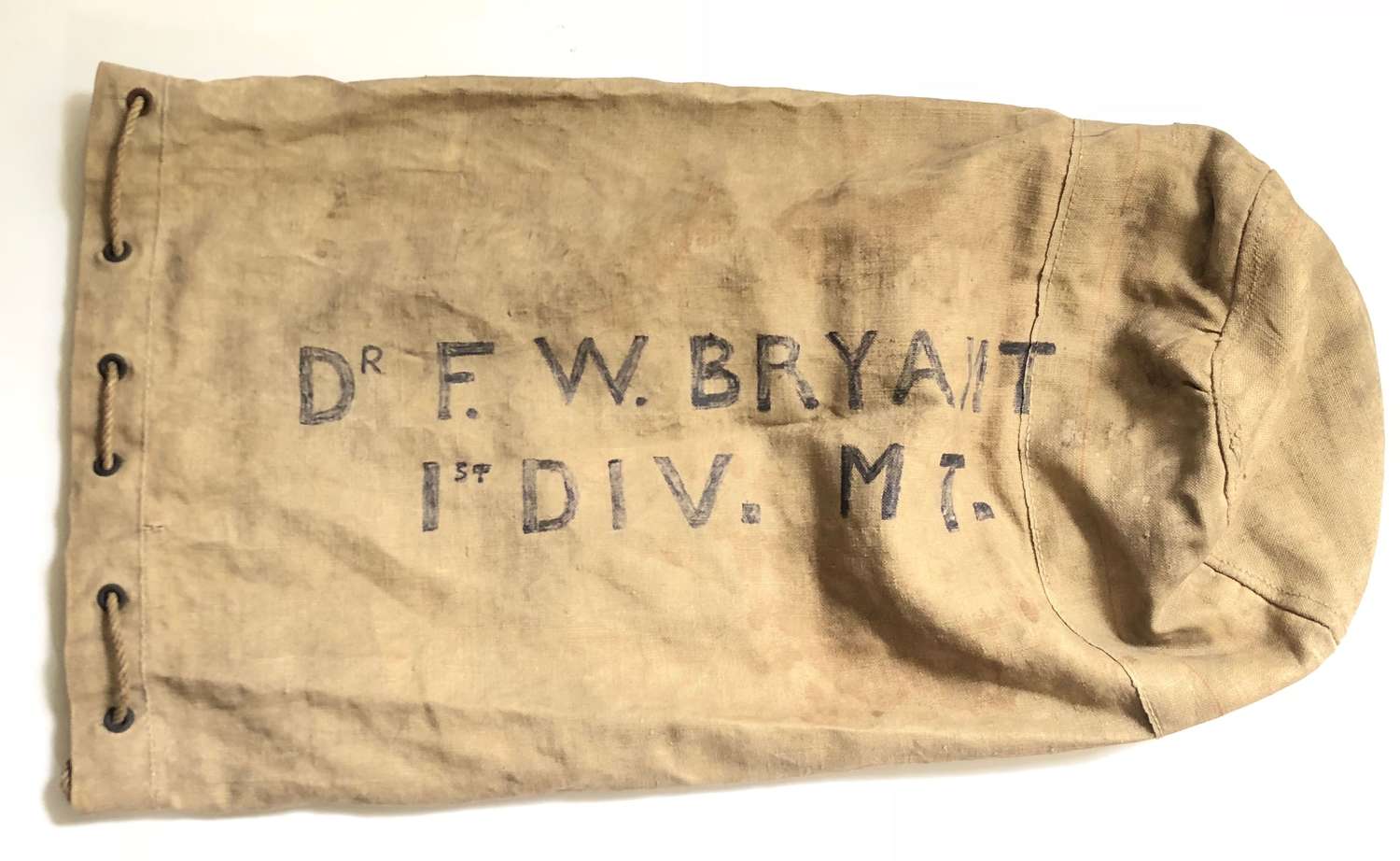 WW1 1914 Dated Attributed Army Service Corps Kit Bag.