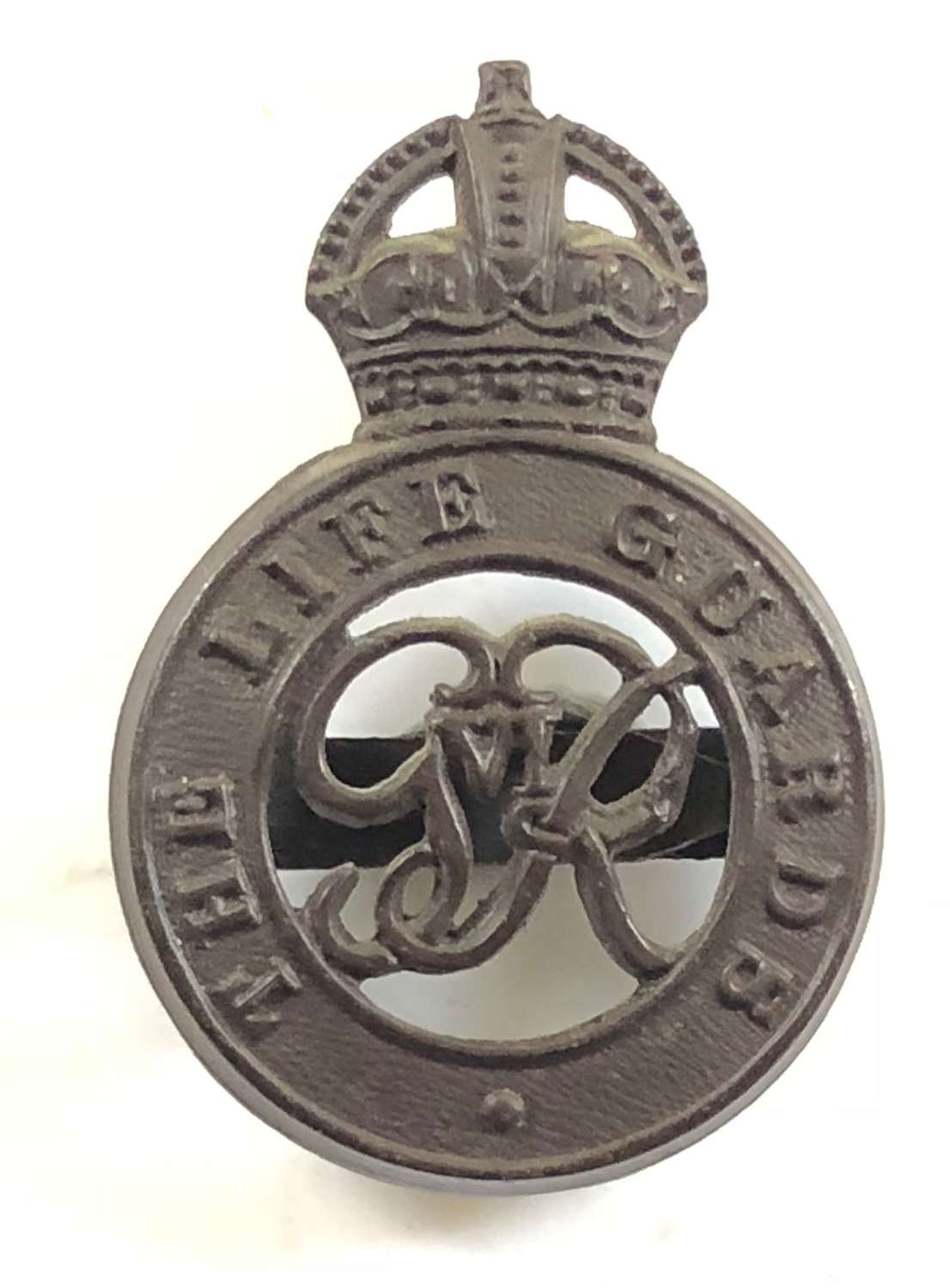 WW2 George VI Life Guards Officer’s OSD Cap Badge.