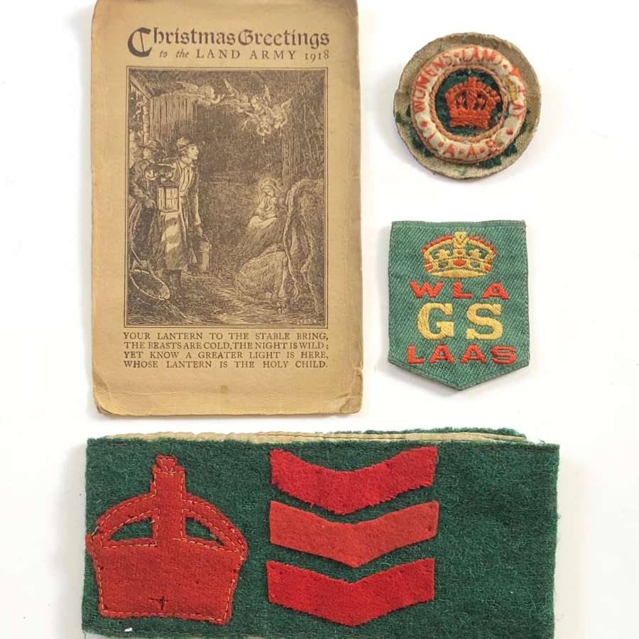 WW1 Women’s Land Army Attributed Badges etc.