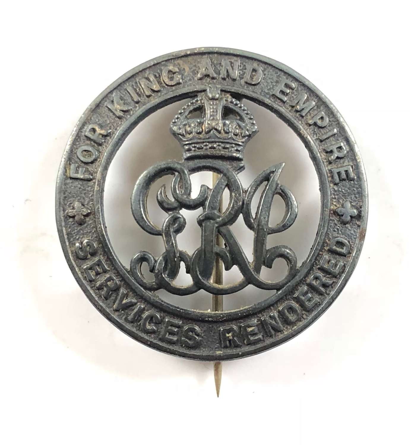 WW1 Army Service Corps Silver War Badge.