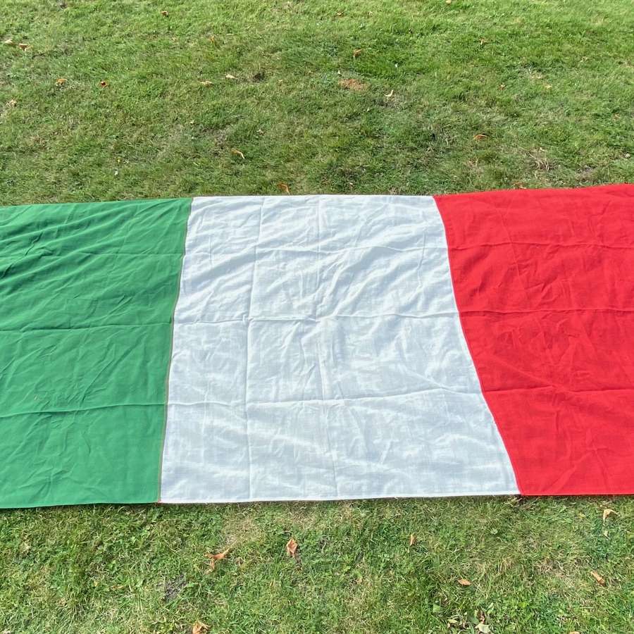 Cold War Period Italy National Flag.