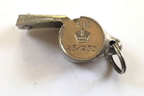 WW2 Original RAF Aircrew Escape Whistle